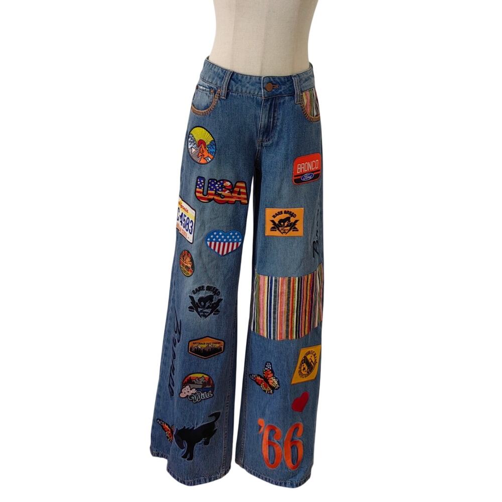 sold Alice + Olivia X BRONCO TRISH JEAN 27 - Picture 9 of 16
